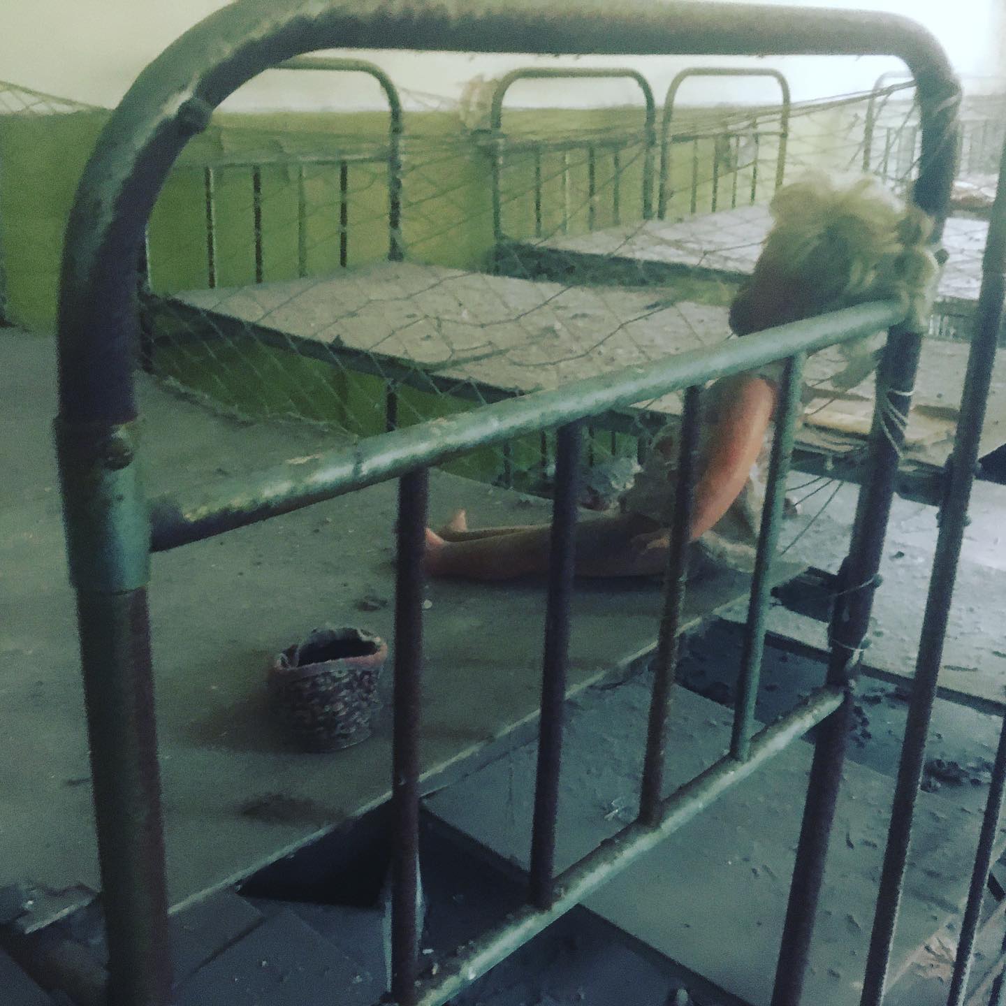 Abandoned kindergarten in Chernobyl area