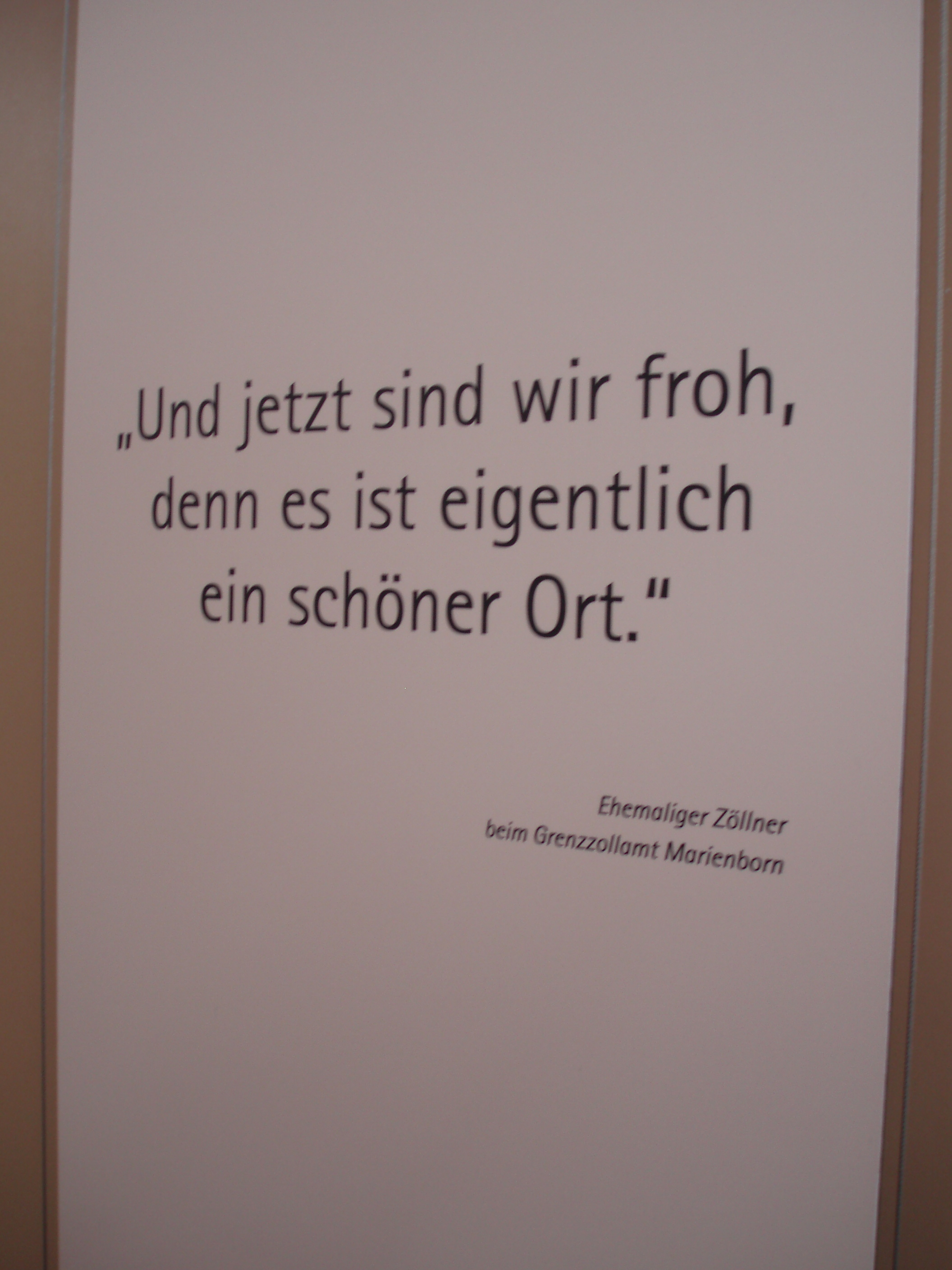 Marienborn: “And now we are glad, because it's actually a beautiful place.” -- former (East German) customs official