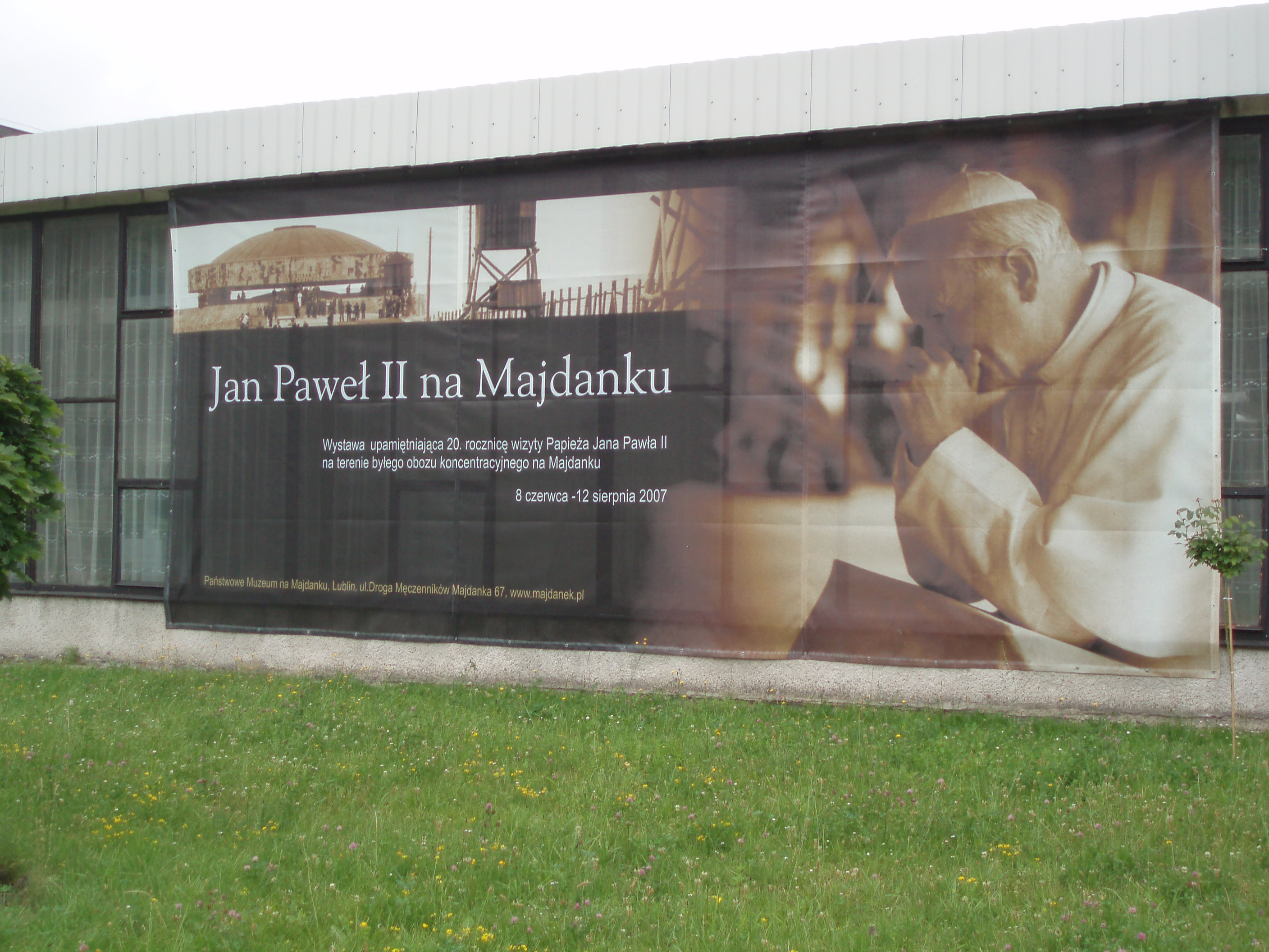 Pope John Paul II at Majdanek