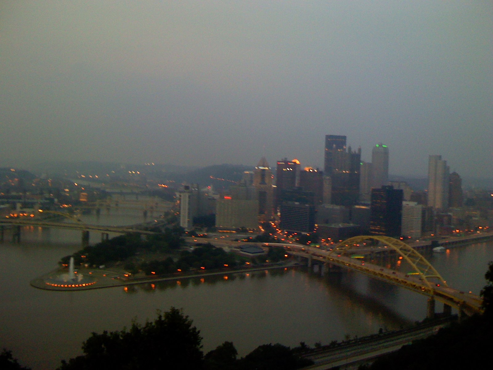 Pittsburgh at night