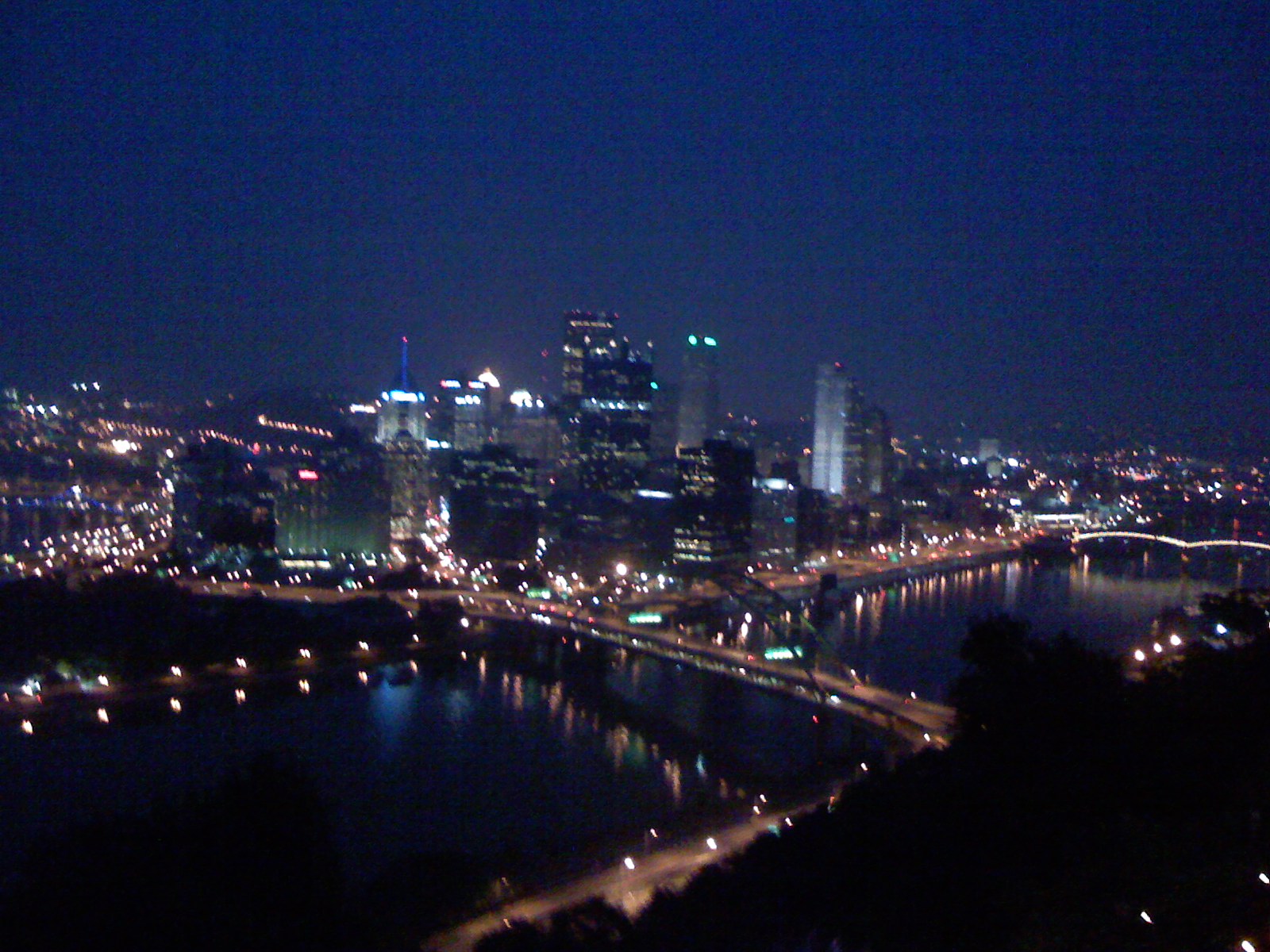 Pittsburgh at night