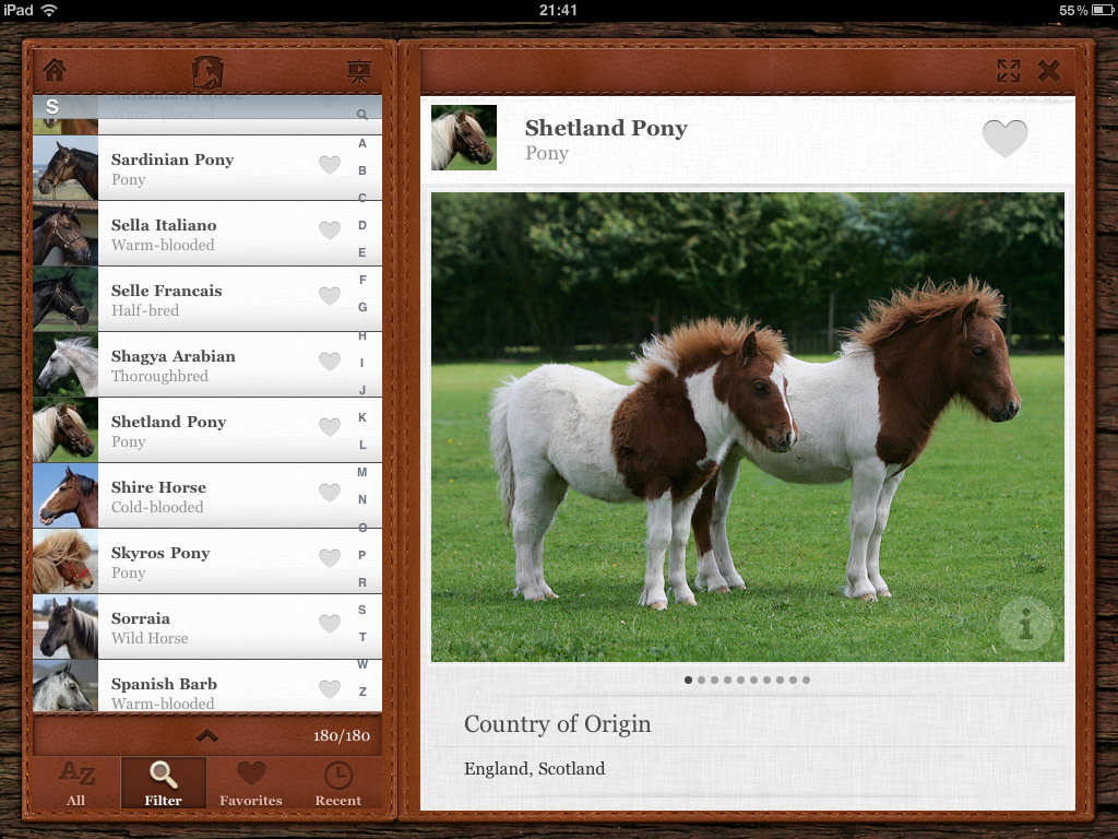 Nature Mobile iPad apps: Birds and Horses